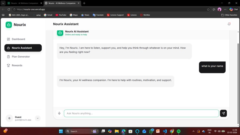 Nourix – screenshot 2