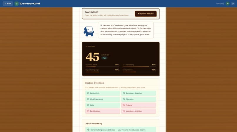 CareerCtrl! – screenshot 4