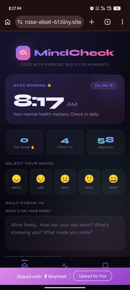 MindCheck– Daily AI Wellness Companion – screenshot 4