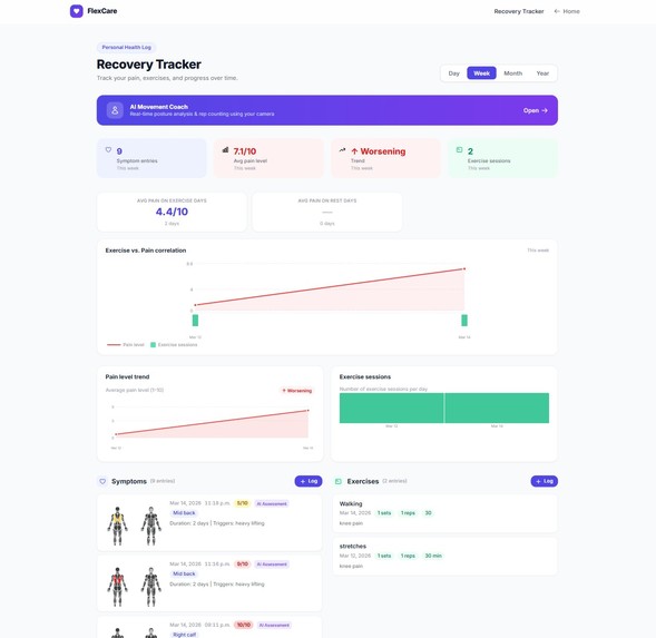 FlexCare – screenshot 1