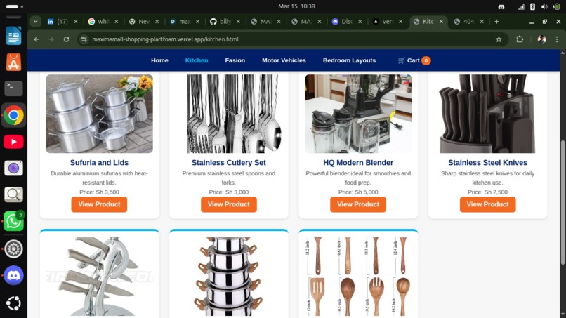 maxima – screenshot 1