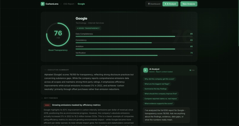 CarbonLens – screenshot 7