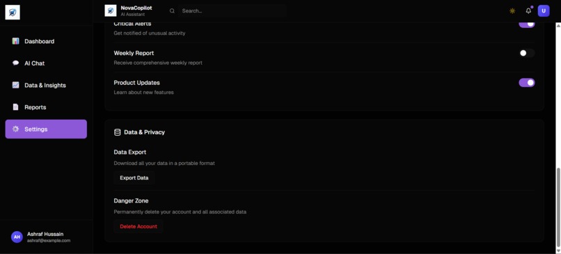 NovaCopilot – screenshot 1