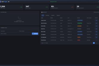 LeadEngine AI — AI Voice Agent for Sales Outreach