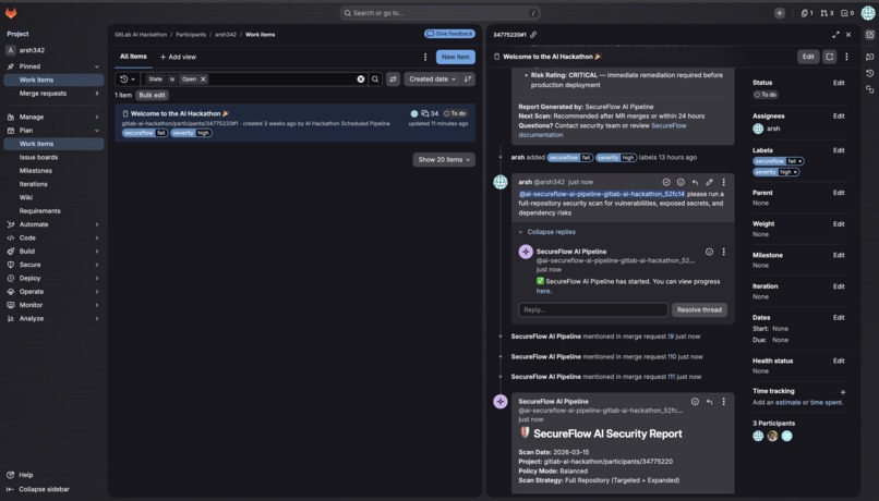 SecureFlow AI – screenshot 2