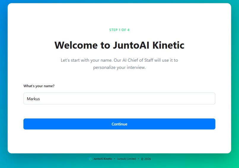 JuntoAI Kinetic: Your Next-Generation CV – screenshot 2