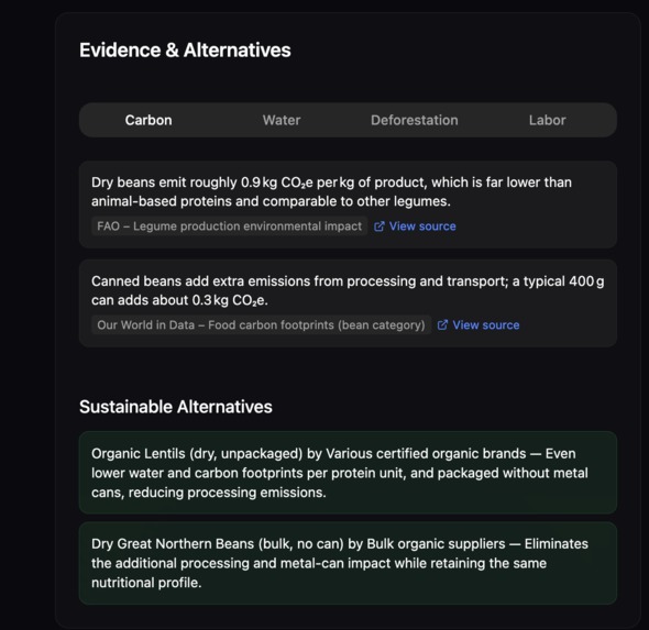 EcoLens – screenshot 4