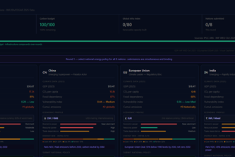 ClimateSim — AI Climate Negotiation Platform