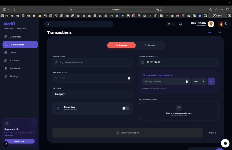 ClariFi – screenshot 4
