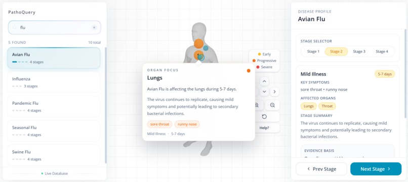 PathoQuery – screenshot 2