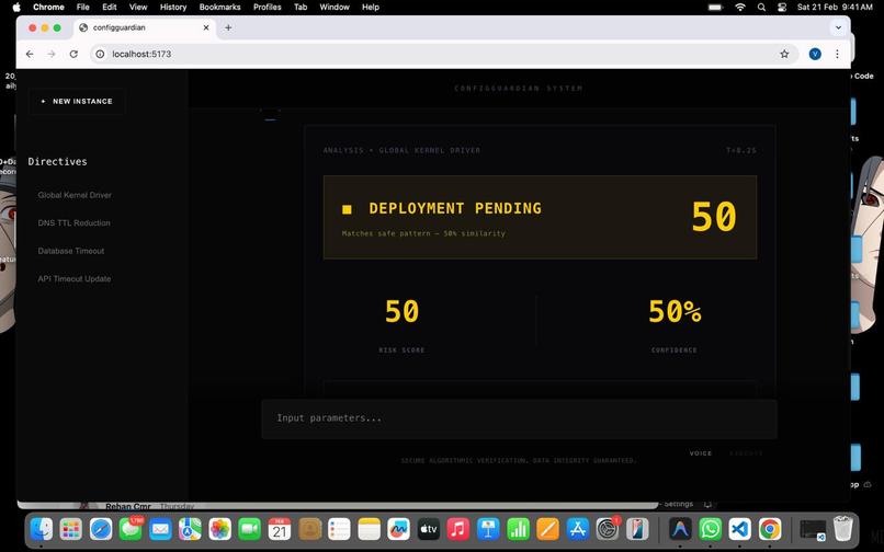 ConfigGuardian AI – screenshot 1