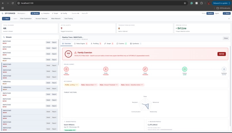 SpydrWeb – screenshot 2