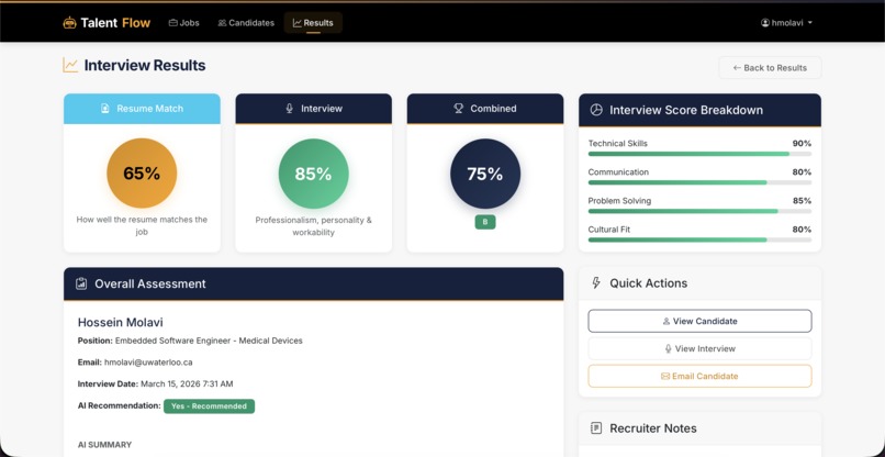 TalentFlow – screenshot 4