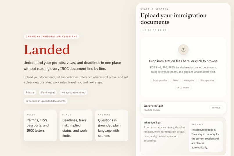 Landed – screenshot 2