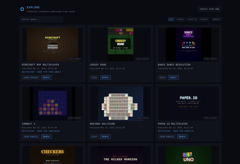 Axiom – screenshot 2