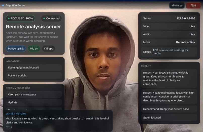 CognitiveSense – screenshot 2