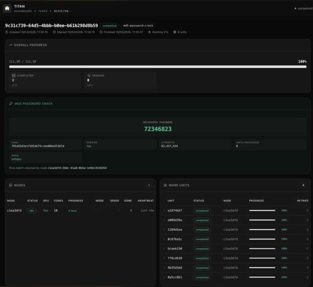 TITAN - Distributed Browser Compute – screenshot 3