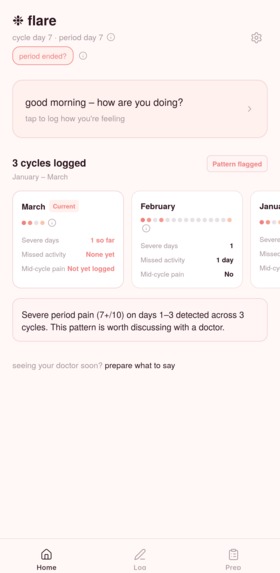 flare  – screenshot 1