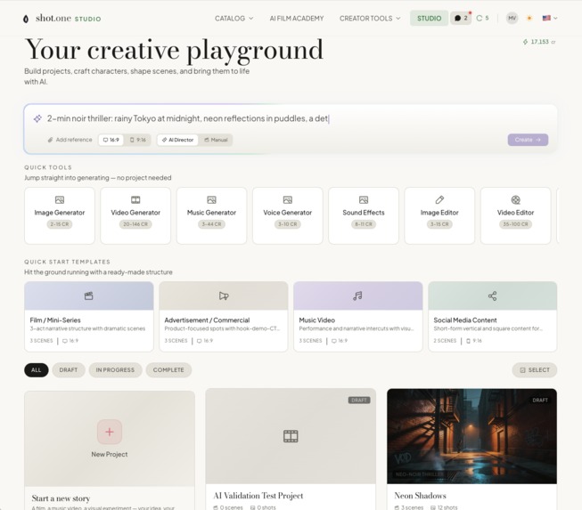 Shot.one – screenshot 1
