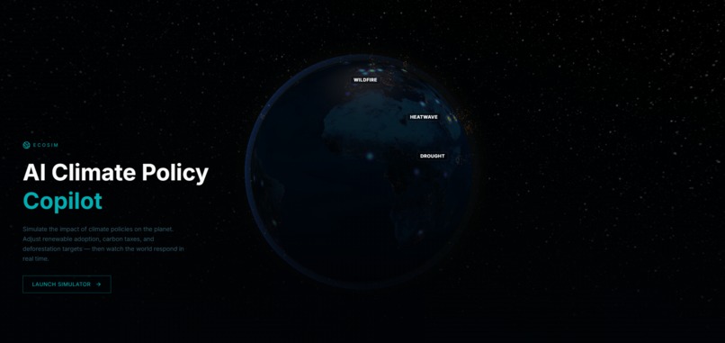 EcoSim – screenshot 1