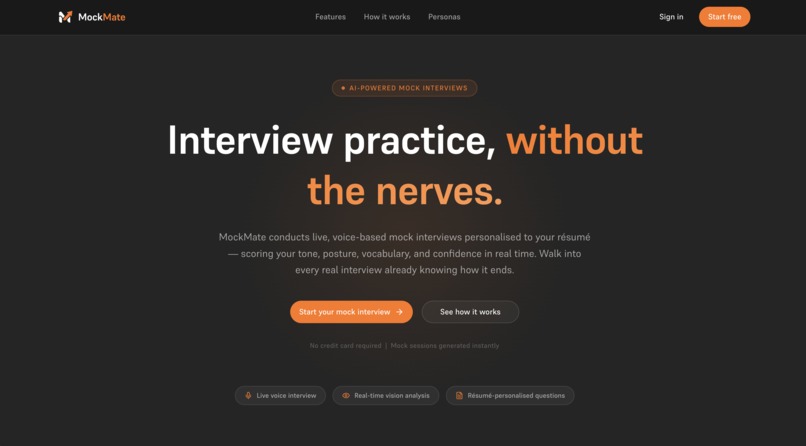 MockMate - AI mock interview platform – screenshot 2