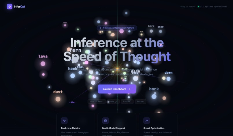 inferOpt – screenshot 1