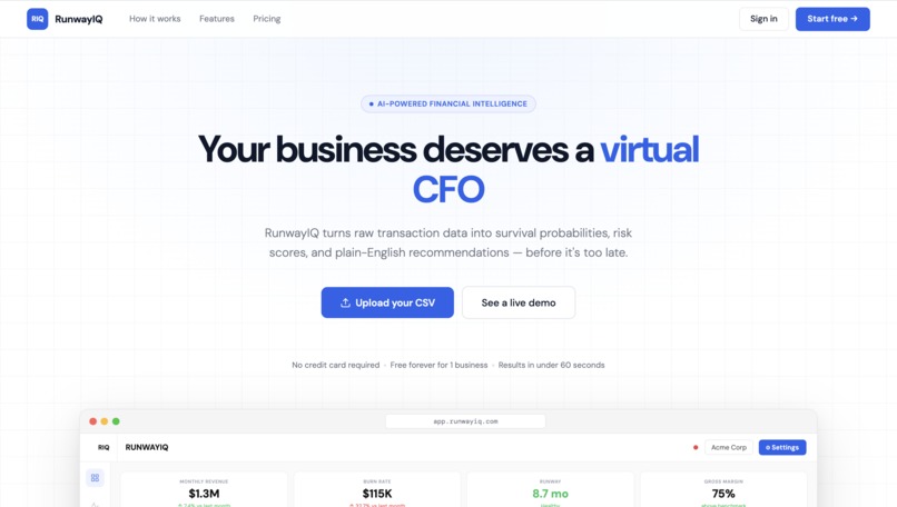 RunwayIQ – screenshot 1