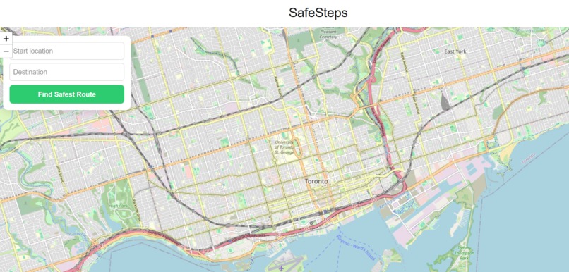 SafeSteps – screenshot 1