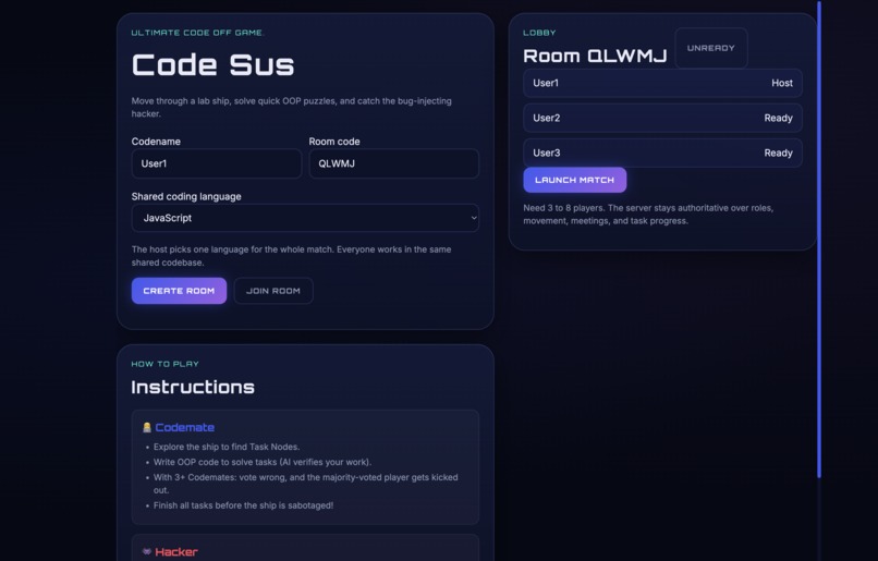 Code Sus – screenshot 1