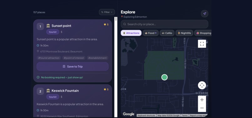 Trip Itinerary Builder  – screenshot 2
