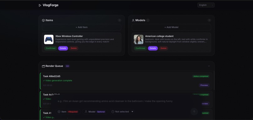 VlogForge – screenshot 2