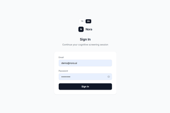Nöra – Multimodal AI Cognitive Screening Agent