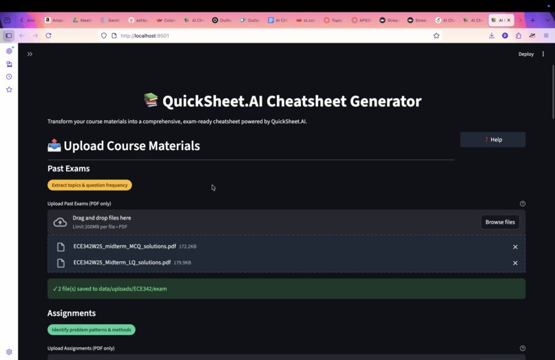 QuickSheet – screenshot 3