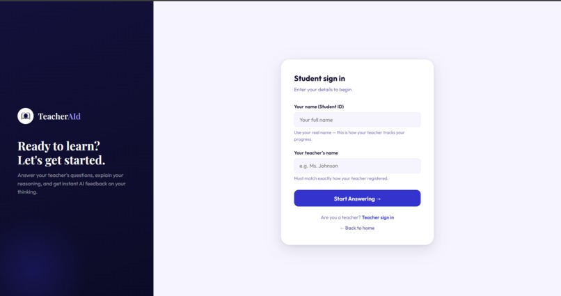 Teacher AId – screenshot 1