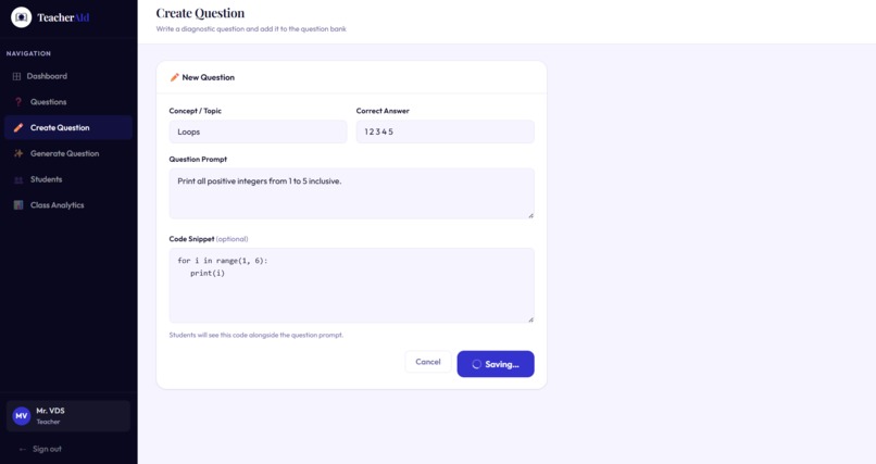 Teacher AId – screenshot 2