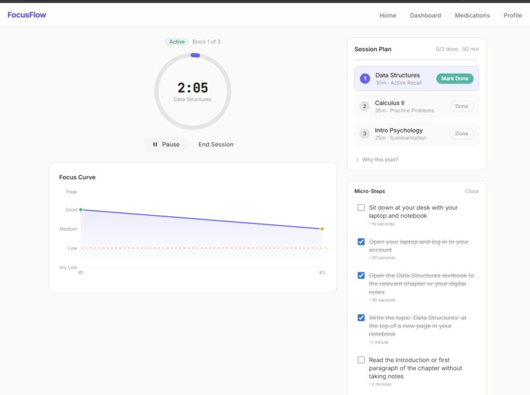 FocusFlow – screenshot 2