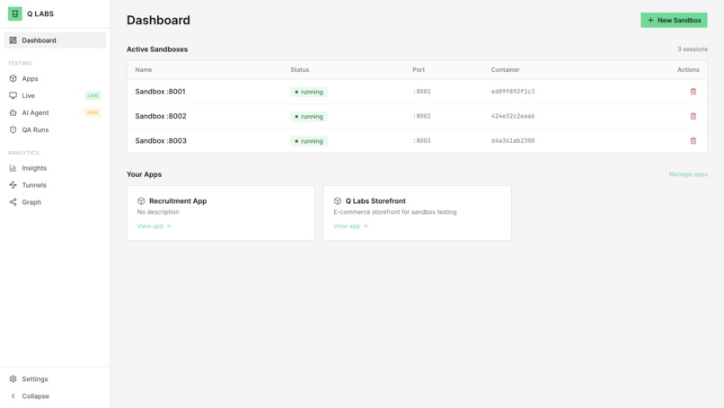 Q Labs – screenshot 1