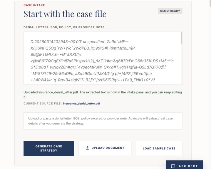 Advocate – screenshot 1