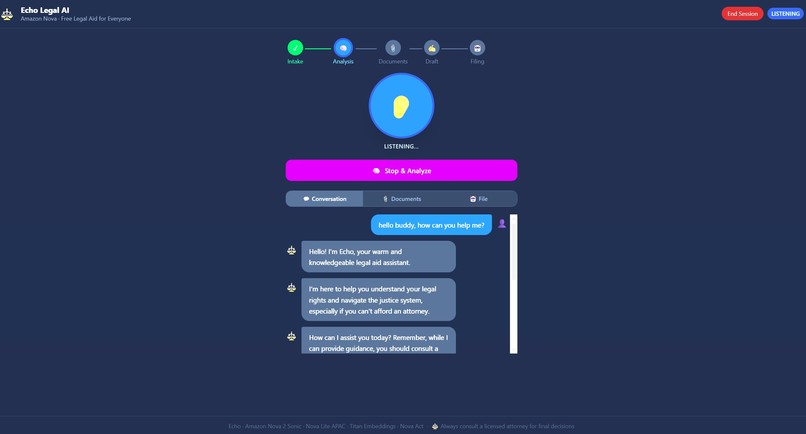 Echo Legal AI – screenshot 2