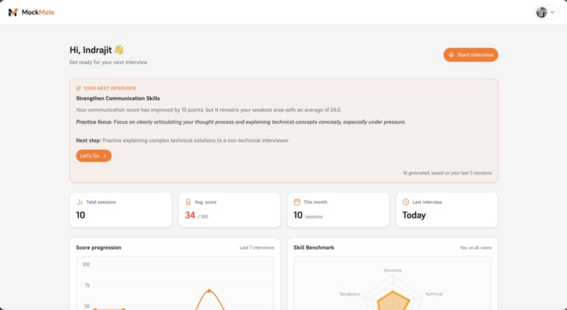 MockMate - AI mock interview platform – screenshot 3