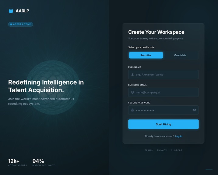 AARLP – AI-Agentic Recruitment Lifecycle Platform – screenshot 3