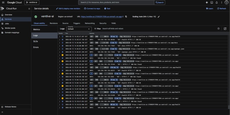 VentLive AI – screenshot 6