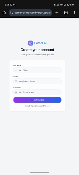 Career AI – screenshot 1