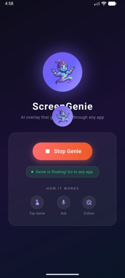 ScreenGenie — AI Screen Guide for Any App – screenshot 2