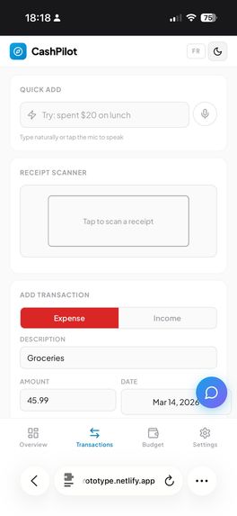 CashPilot – screenshot 2