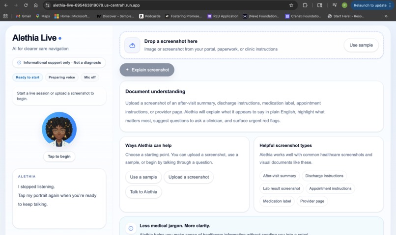 Alethia Live – screenshot 1