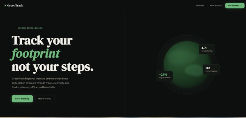 GreenTrack – screenshot 1
