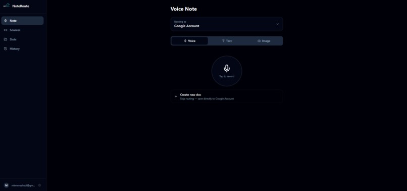 NoteRoute: Say it. Snap it. Route it. – screenshot 4
