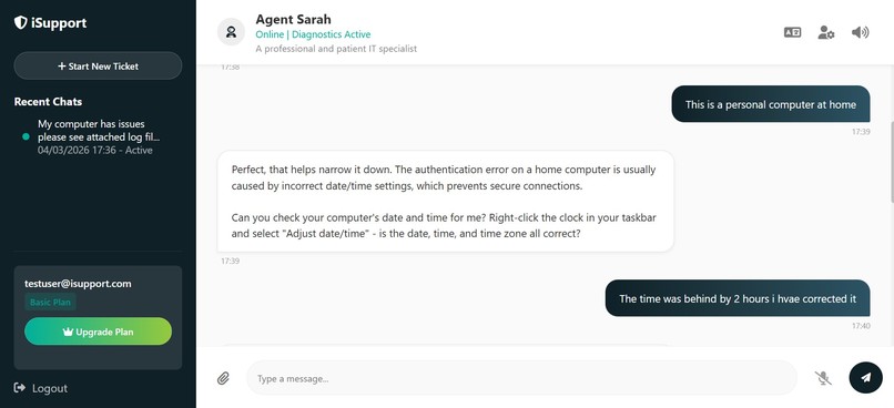 iSupport – screenshot 5