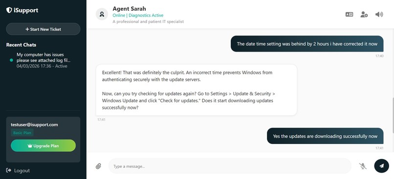 iSupport – screenshot 7